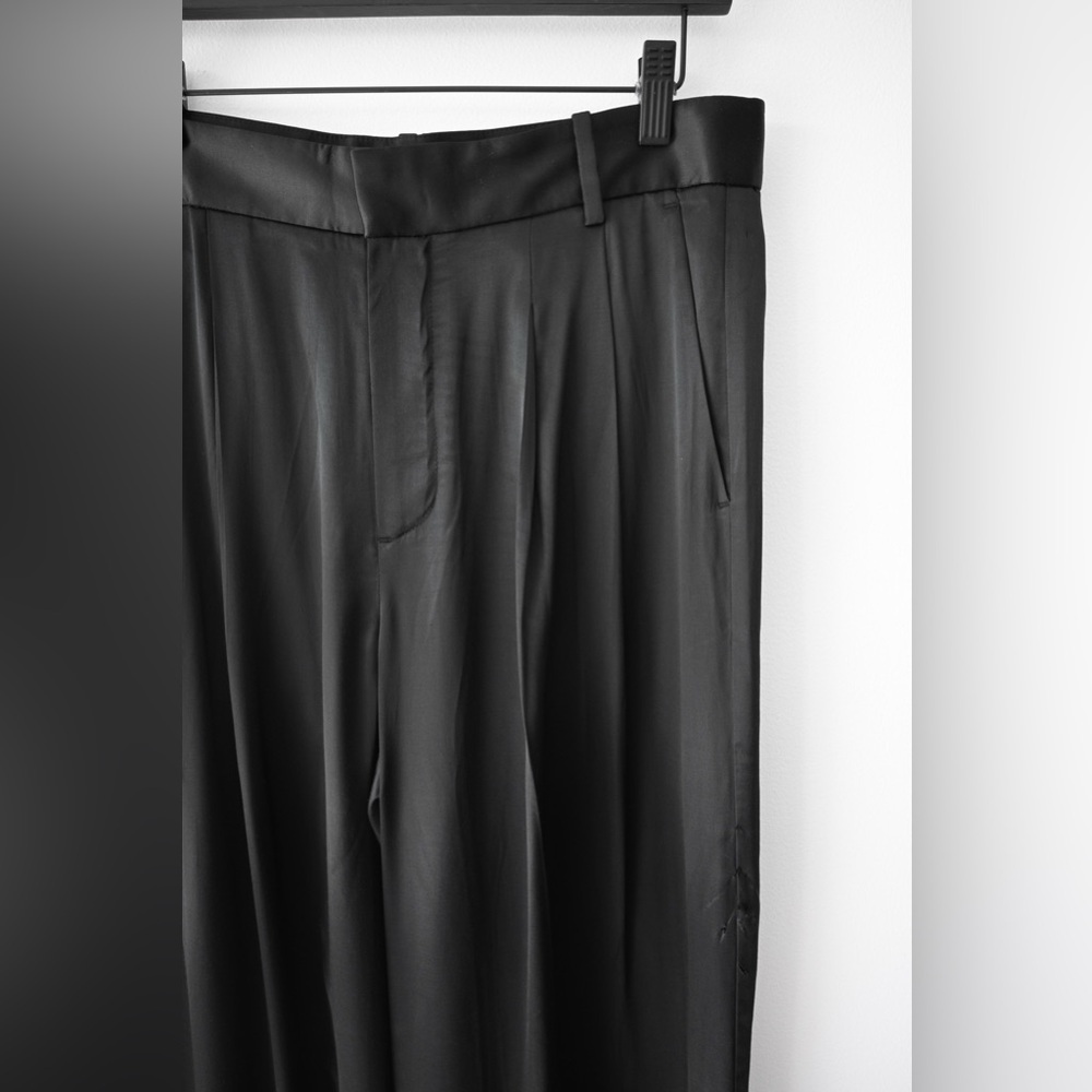 Madewell Harlow Superwide Satin Trouser Pant - Picture 6 of 12